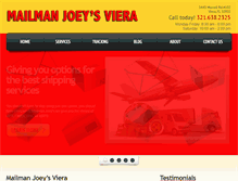 Tablet Screenshot of mailmanjoeysviera.com